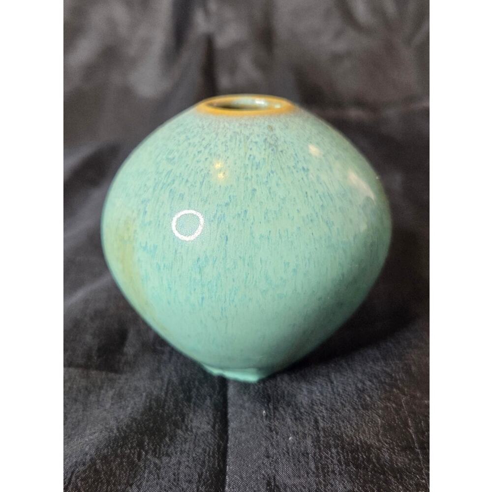 Blue Ceramic Bud Vase